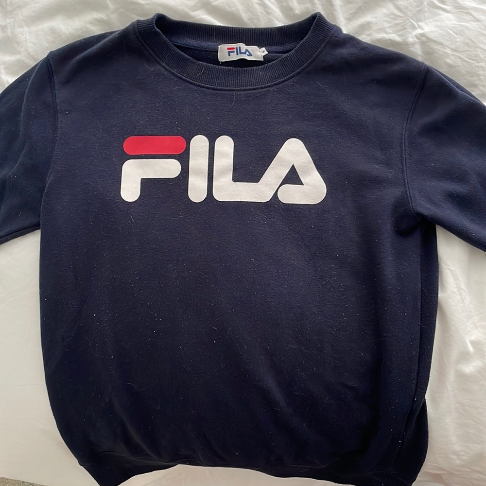 FILA BLUE SWEATER - S, purchased in Tokyo
